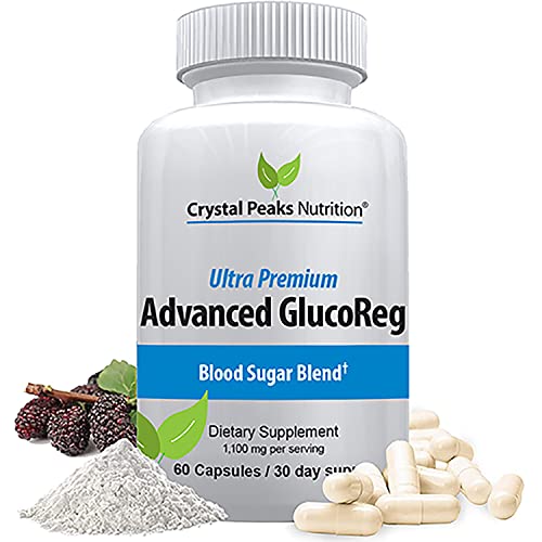 Crystal Peaks Nutrition Blood Support Supplement - Supports Normal Glucose Metabolism - Blood Formula - 60 Capsules, 1 Month Supply #TOP9