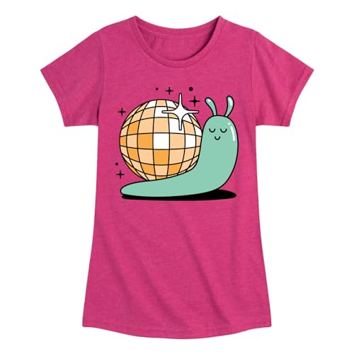 Instant Message - Disco Snail -Youth Girls Short Sleeve T-Shirt