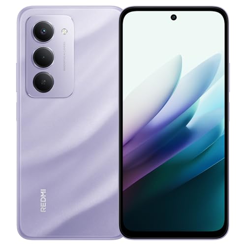 XIAOMI REDMI 15 NFC Smartphones, Violett, 8 GB + 256 GB, 6,9 Zoll FHD Display, 7000 mAh, 1080 × 2340 Pixel, 33 W Schnellladung, 144 Hz AdaptiveSync, Dual Kamera 50 MP, ohne Ladegerät