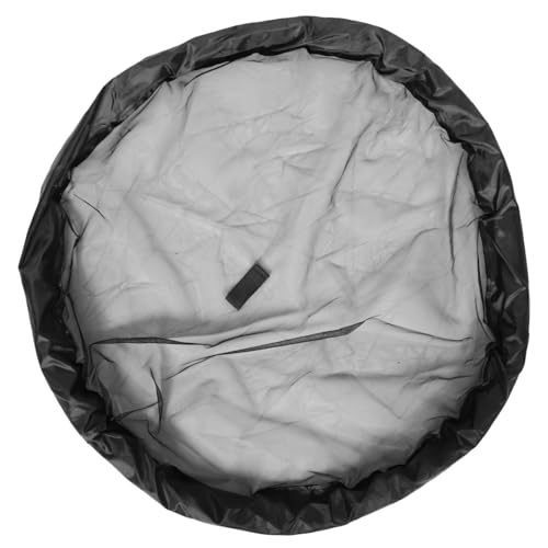 TOYANDONA Floating Island Planter with Fine Mesh Fish Barrier for Plant Protection Floating Guard Netting for Hydroponic Island Plants Easy to Install Net Cover Black