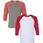 (1) Grey/Lt Red Trb + (1) White/Red