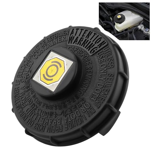 Brake Master Cylinder Cap,Brake Fluid Cap Replacement OEM#46662-SLE-J01,46662-SDC-A02,Brake Fluid Reservoir Cap Compatible with Honda Fit EV Accord Hybrid S2000 Car Accessories