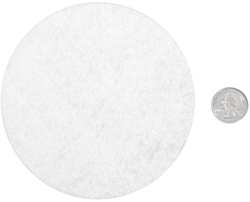Image of Playfully Ever After White Craft Felt Circles (5 Inch - 18pc)