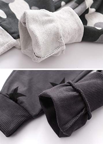 Image of Little Boys Jogger Pants Toddler Boys' Drawstring Elastic Waist Cotton Casual Sweatpants 1PC / 2 PCS Set