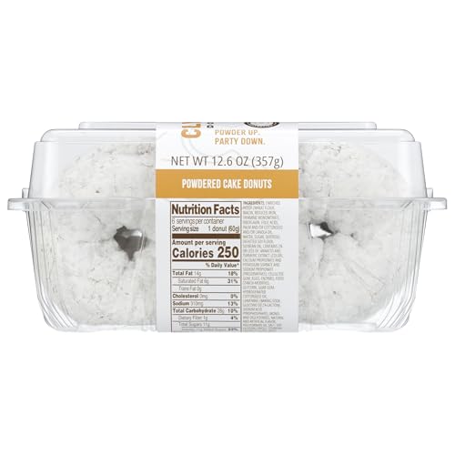 Clyde\'s Powdered Cake Donuts, Frozen, 6ct - Thumbnail 4