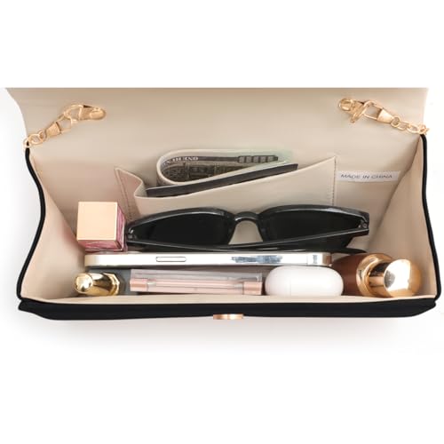 Image of Clutch Purses for Women Evening Bag Faux Suede Formal Party Wedding Cocktail Prom