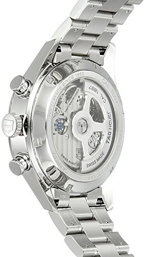 TAG Heuer Men's CAR2111.BA0720 Carrera Silver Dial Chronograph Steel Watch2