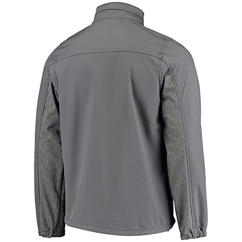 Image of dunbrooke Men's Navy Tennessee Titans Zephyr Softshell Full-Zip Jacket