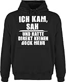 Ich kam sah und hatte direkt keinen Bock: Cooles Motiv mit Spruch für Erwachsene, die unmotiviert sind und keine Lust haben