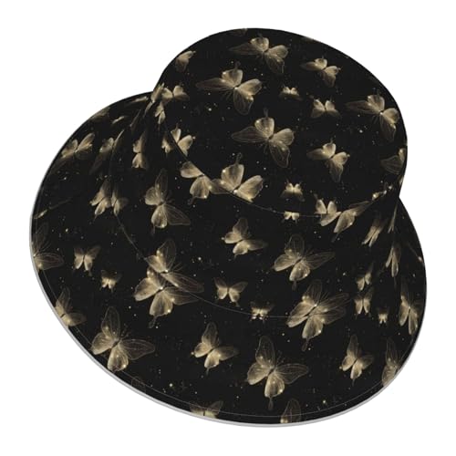 Image of Bucket Hat Double-Side-Wear Reversible Sun Hat Beach Travel Hiking for Women Men