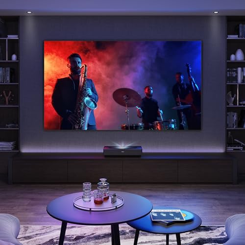 Hisense 100L5H Laser TV Ultra Short Throw Projector with 100" ALR High Gain Screen, 4K UHD, 2700 ANSI Lumens, Dolby Vision & Atmos, HDR10, Google TV, Netflix - Image 17