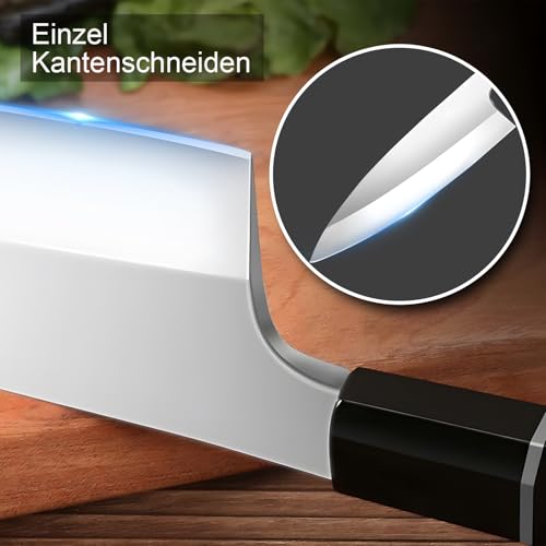 Plys Deba Knife Japanese Kitchen Knives 8.3 Inch Single Edge Stainless Steel Blades thumb #2