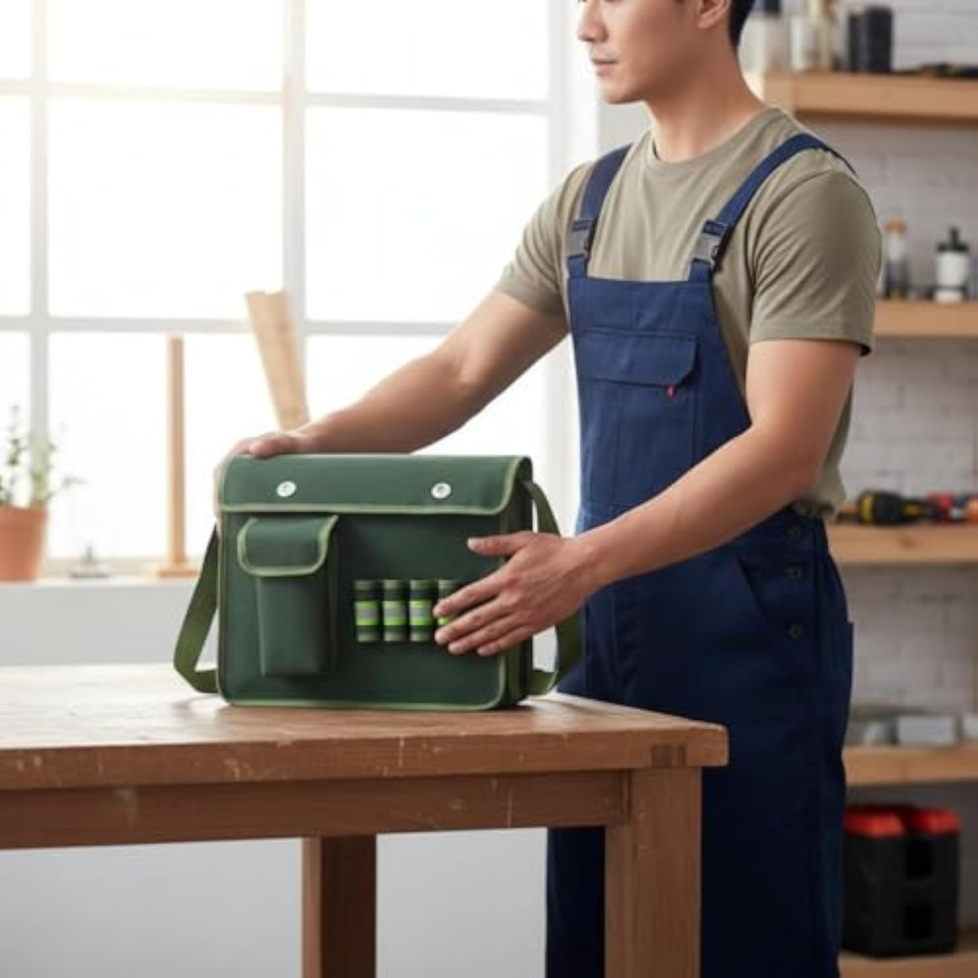 Canvas Tool Bag for Electricians, Large Capacity