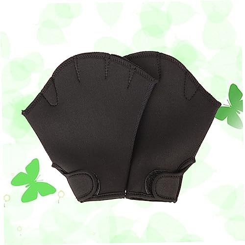 Toddmomy 1 Par De Luvas De Treinamento De Natação Para Natação Mergulho Luvas Sem Dedos Luvas Sem De