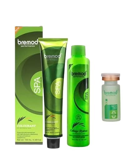 Bremod SPA Hair Colour, Professional Hair Dye MILK TEA ASH 100 ml with Super Plex 10ml