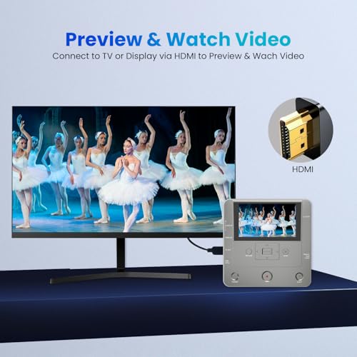 image for KOHO VHS to DVD Recorder, TV to USB Device or SD Card or HDD Recorder,