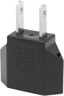 コンセント 変換プラグ cタイプ C→A 1個セット 国内用変換プラグ 電源変換プラグ 125-250V 6A 丸型 平型変換 2ピンタイプ プラグ 高互換性 携帯便利 小型 日本国内用 海外旅行用 ブラック