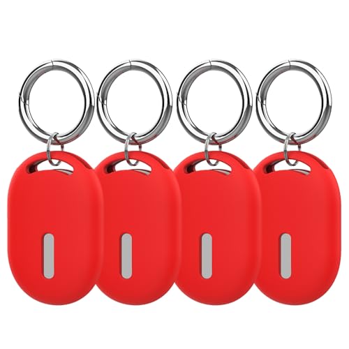 HUKWIMO For Xiaomi Tag �Ή� �V���R���P�[�X �L�[�����O�t�� �X�}�[�g�^�O�ی�J�o�[ �҂�����t�B�b�g �L�Y�h�~ �y�� ���^ ���t���ȒP[���b�h 4��]