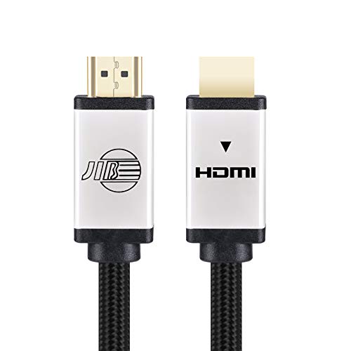 JIBドイツハイスピードHDMIケーブル 2.0 プレミアム認証済み 18Gbps 4k 60Hz HDR 3DフルHD ARC CEC HEC対応 4k HD TV、PS4 Pro、PS4、PS3、Blu-rayプレーヤー、DVDプレーヤー、AVアンプ、WiiU、Nintendo Switch、Xbox360、Fire TV、Apple TV、PC、プロジェクター等対応/長さ1.5m