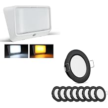 8pcs Puck Lights and RV Porch Light Bundle