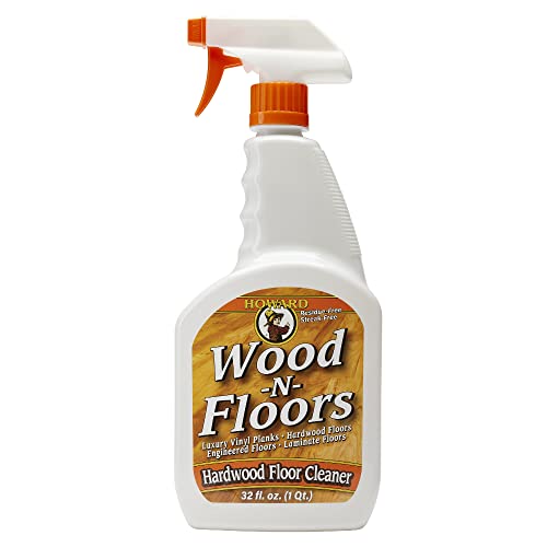 Howard Wood-N-Floors Hardwood Floor Cleaner, Clear, 32 Fl. Oz. (1 Qt.) #TOP29