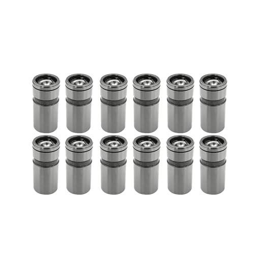 Vroelos 12 Pcs Hydraulic Lifters Kit, HT2011 Hydraulic Lifters Compatible with 1987-2006 Jeep Wrangler Cherokee 242ci 4.0L Inline 6, HT2011 VL89 9950127