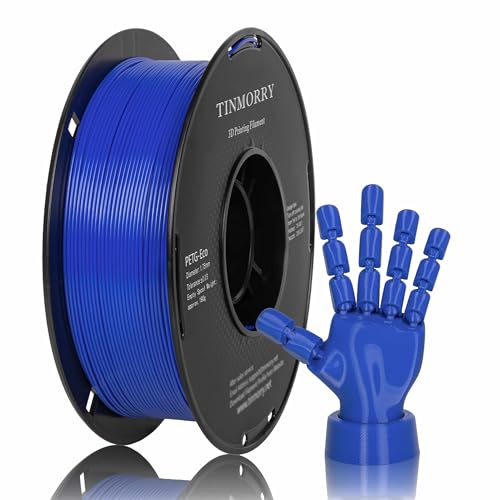 Image of TINMORRY PETG Filament 1.75, Rapid PETG-Eco 3D Printer Filament, Compatible with Most FDM 3D Printers, 1 KG 1 Spool, Klein Blue