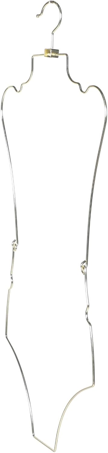 Kichvoe Body Shape Bikini Hanger Wire Metal Lingerie Hangers Bathing Suit s Swimsuit Bikini Swimwear for Clothes Coat Organizer