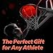 GlowCity Glow in The Dark Basketball - Size 5 Light Up Ball for Girls & Boys Gifts - Red Glow for Outdoor Games - Sports Birthday Gift Ideas for Kids Ages 6 7 8 9 10 - Basketball Gear Accessories