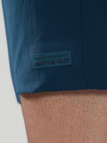 Image of TECHNOSPORT Men's Active Out Shorts ELASTOPLUS Stretch Quick Dry Sports Shorts for Gym Running Training Slim Fit Pocket UPF50+ Anti Odour