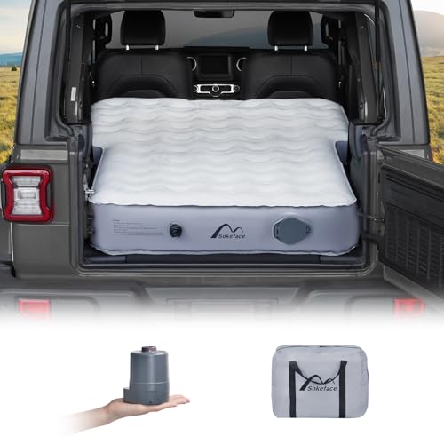 Sokeface SUV Air Mattress,Car Air Mattress Fit for Large and Mid-Size SUV,…