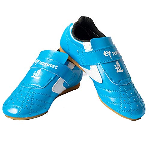 Meng Zapatillas de Taekwondo Antideslizantes Zapatos de Artes Marciales (Color : White, Size : 38)