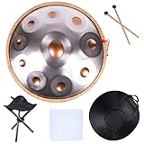 Handpan Drum Instrument, professionelle Audioproduktion, mit Tasche und Stativ für verbesserte...