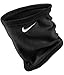 Nike Unisex Fleece Neck Warmer (Black(NWA66091)/White, One Size)