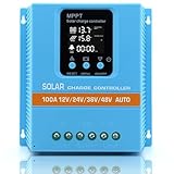 Upgraded 100A MPPT Solar Charge Controller 12V 24V...