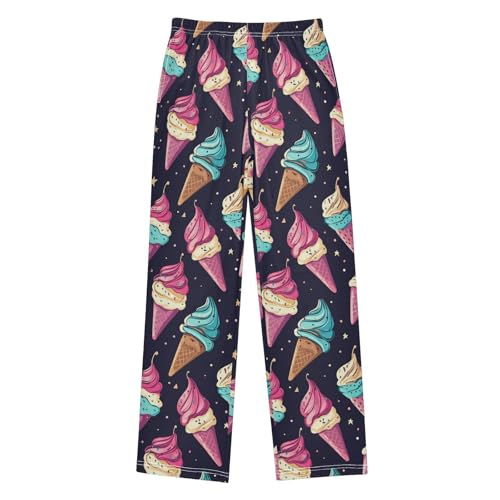 Pajama Bottoms, Pajamas Long Pant Cute Ice Creams Lounge Wear Casual Sleep Pants Soft Pjs Sleepwear