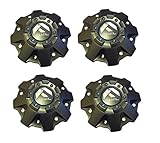 4 Pack Fuel Wheels Black Center Cap CAP 1001-63-B CAP M-447 Five and Six Lugs