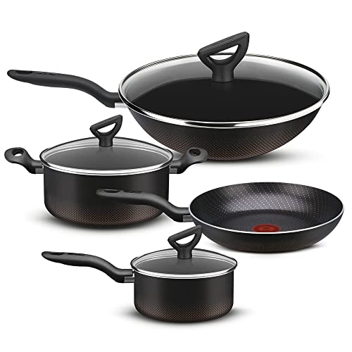 Conjunto de Panelas Rochedo Inova Antiaderente 4 peças Preto