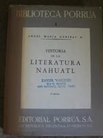 Historia de la Literatura Nahuatl (1) B003VI17W8 Book Cover