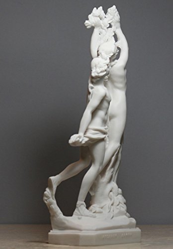 Apollo & Daphne Bernini God Greek Nude Maiden Cast Marble Statue Sculpture 11 Inches #TOP4