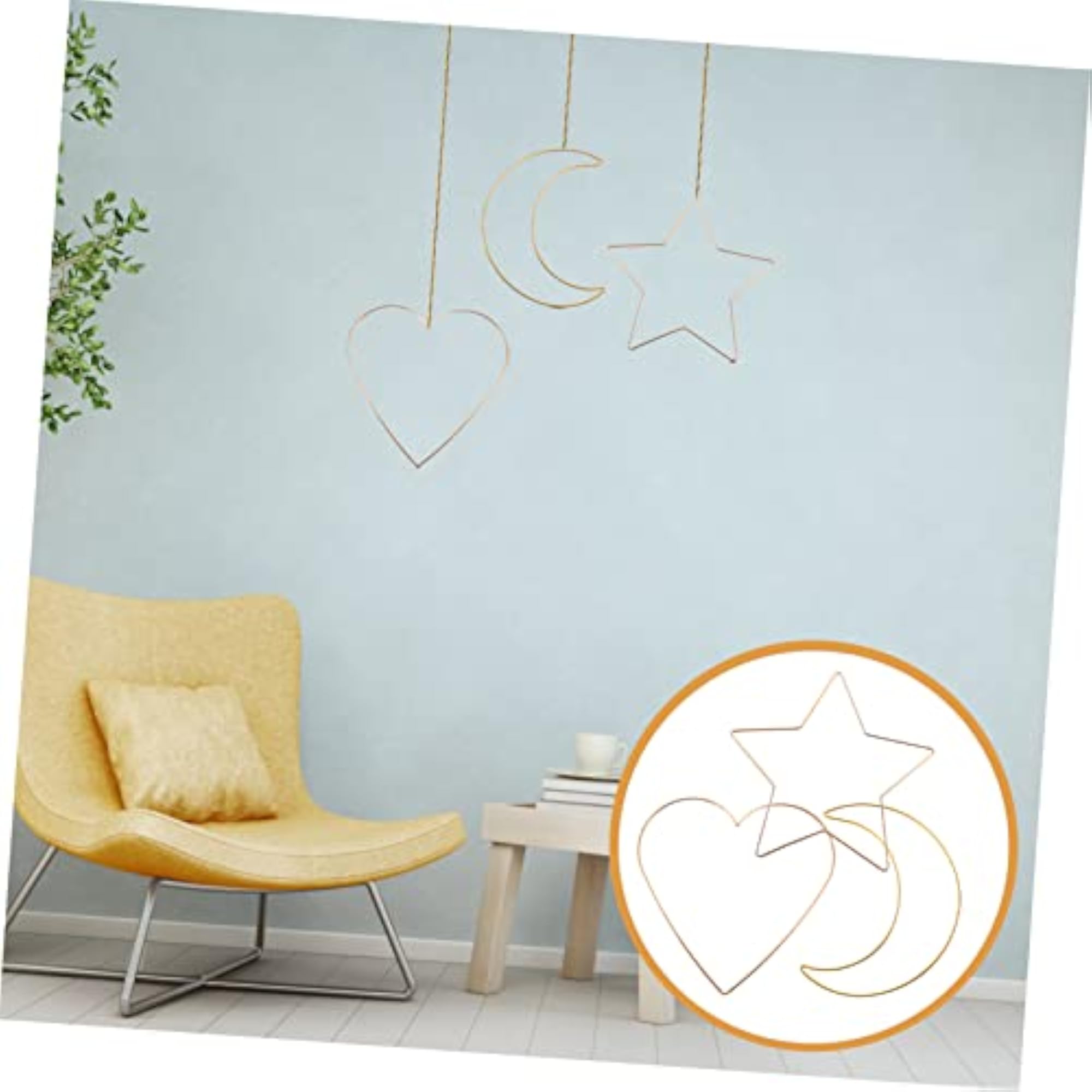 3pcs Metal Dreamcatcher Hoops for DIY Crafts
