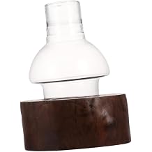 Vintage Wooden Glass Tea Light Holder for Candle and Aromatherapy Xmas