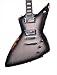 KGD Relic Electric Guitar-6-String Heavy Metal Guitar with Bone Nut, Professional Electric Guitar for Adults (Silver)