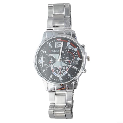 High Tech Herren Sportliche Armbanduhr mit zwei Armbandoptionen und Stoppuhr- Funktion, wie abgebildet, 1010- 3 (1010- 2)
