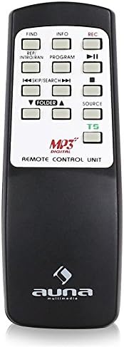 Remote control unit for the Auna NR-620, showing various playback and recording buttons.
