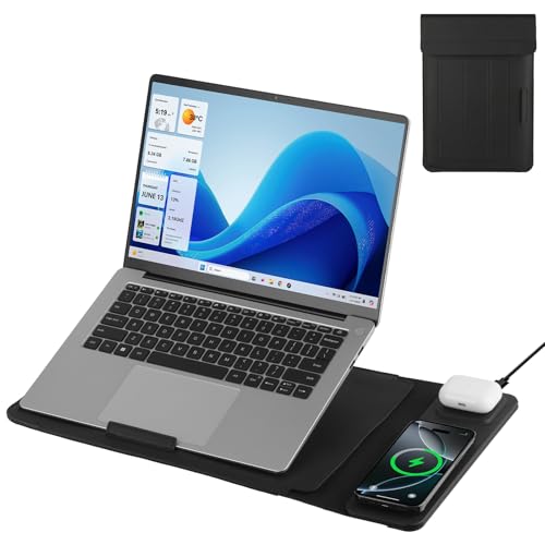 Funda para portátil con soporte ergonómico para MacBook Air 13.6 y Pro 14 de diseño delgado