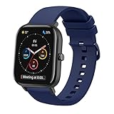 【Material 】la salud correa para Amazfit GTS están hechas de silicona durable y flexible.Cómodo de llevar, ecologico y seguro para la piel humana. Hacen que estos ajustes de Correa para el ejercicio, el sudor, el sueño y más allá.