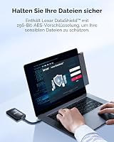 Lexar SL500M Externe SSD, 1 TB, mit magnetischem Set, SSD, tragbar, USB3.2 Gen2x2, Lesegeschwindigkeit bis zu 2000 MB/s, externes Solid-State-Laufwerk, dünn, kompatibel mit iPhone15 Series/Mac/PS5 – Ansicht 6