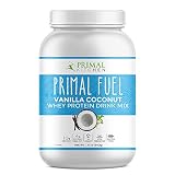 Primal Kitchen Primal Fuel Vanilla Coconut Whey Protein Drink Mix, Gluten and Soy Free, 1.85 Pounds