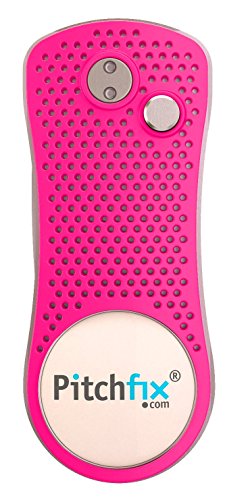 Pitchfix Divot Tool Golf (Hot Pink/Silver) - Thumbnail 2